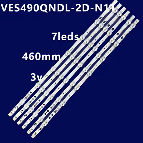 LED Strip For 49 UHD DRT VNB A B SVV490A64-A B 49PUS6031 49U6663DB 49U6763DB 49U5766DB 49HE4000 VES4