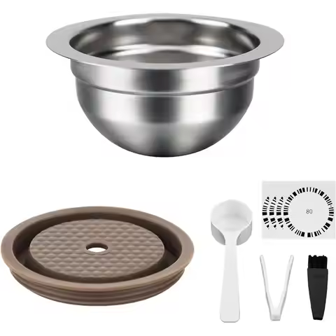A66Z Reusable Capsule 80Ml For Nespresso Vertuo Plus/Next/, Stainless Steel Refillable Coffee Pod Re