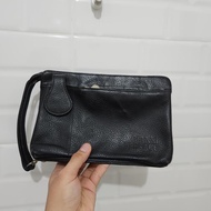 Tas Clutch Handbag Pria GIANNI VERSACE Vintage Leather
