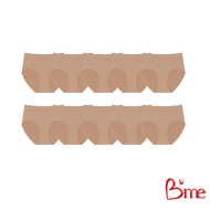 BmeกางเกงในFREESIZE(แพ็ก10ตัว) รุ่น ME7A1C สีเดียวกัน สีโอวัลติน สีเทาเข้ม