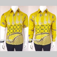 KEMEJA Men's work batik, men's long-sleeved batik shirts, office batik shirts, men's batik uniforms,