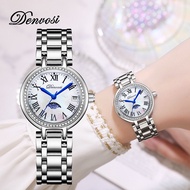 LP-6 Get Coupons🍅Danfu Genuine Sun Moon Star Light Luxury Waterproof Women's Watch Calendar Watch Women's Watch WOKT