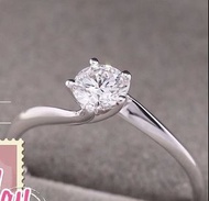 230❤️【凱莉呆】Just Diamond 鎮金店 31分鑽戒  0.31ct F color 戒圍10  又白又亮 天然鑽石戒指 單鑽 非點睛品京華鑽石 附購買證明 IGI證書原廠盒