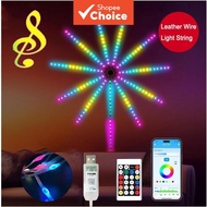 Smart LED Firework Lights - 5050 RGB Strip, Music Sync, Dream Color, fairy lights usb Outdoor Christ