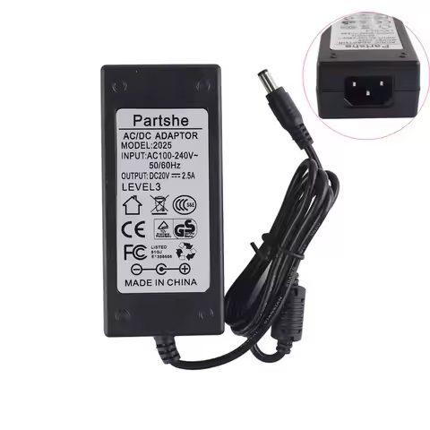 Brand New 20V 2.5A Power Adapter For Zebra GC420d GC420t R2844 TLP2844-Z T402 TLP2742 TLP3742 T208M 