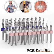 CARAMELOMA PCB Drill Bits Punch Tool PCB Twist Drill Wood CNC Drill Carbide CNC Milling Cutter
