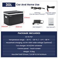 [xuyon] 30/40/50L Car Fridge DC12/24V Portable glaciere Compressor 12V Mini frigo Fridge Auto Freeze