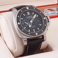 Panerai/men's Watch LUMINOR 1950 Series Automatic Mechanical Titanium Date Display PAM00389 Watch