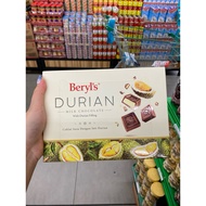 Beryls beryl's durian milk chocolate / strawberry double layered & milk chocolate 150gr