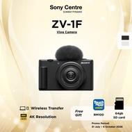 [FREE RM100 TNG &  64GB SD CARD] SONY ZV-1F Vlog Camera | ZV1F