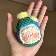 Wool soft drink baby keychain