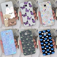 For Samsung Galaxy C7 C7 Pro Phone Cases Pretty Love Heart Casing Clear TPU Shockproof Soft Shell Fo