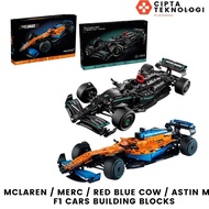 Building Block F1 Cars 1:8 Scale Toys McLaren / Red Blue Cow / Astin Marstin F1 Building Blocks