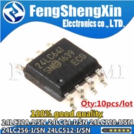 10 Pcs 24LC32A-I/SN 24LC32AI 24LC64-I/SN 24LC64I 24LC128-I/SN 24LC128I 24LC256-I/SN 24LC256I 24LC512