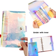 A6/A5 LASER BINDER With Inner Paper Set 6 Holes Lines Notepads Notebooks