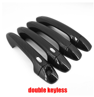 Toyota Fortuner 2005-2022 AN50 AN60 AN160 AN150 Chrome Carbon Style Garnish Door Handle Cover