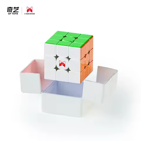Qiyi X-Man Tornado V4 M Pioneer UV Magnetic Magic Speed Cube Stickerless XMD Tornado V4M Fidget Toys