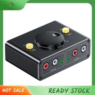 [In Stock] 3.5mm to  Audio Switcher Bidrectional Switcher 1 in 2 Out or 2 in 1 Out Dual  to 3.5mm Sp