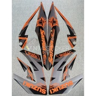 Raider 150 Reborn Decals/Sticker Orange 1 Million Edition