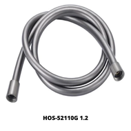NC Hardware PVC Shower Hose สายฝักบัว / สายชำระ PVC หัวสเเตนเลส สี ดำด้าน / เทาเงิน Premium