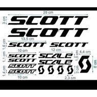 Scott Scale Bicycle Cutting Sticker