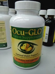 長期現貨 美國ocu glo vision supplement for medium / large dogs 亮眼 中大型狗犬用護眼素 90粒裝