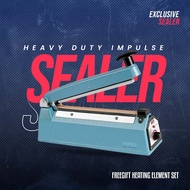 Impulse Sealer PFS-200 / PFS200 - Heavy Duty / Metal Body Cover Type / Heating Element / Seal / Seal