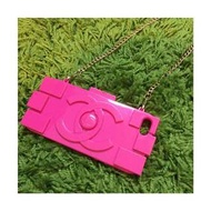 iPhone 5/5s 潮流Chanel 香奈兒 小香 積木包造型 矽膠保護殼 軟殼 手機殼 手機套 粉桃色 桃紅
