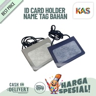 Card Holder ID Card Holder Name 2-Sided LeatherTAG Horizontal 2-Sided/ Landscape/ -