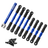 Suitable for TRXS 1/16 SLASH 4X4 : 70054-8 Metal Pull Rod Link Rod #7038 #7018 7075 Pull Rod