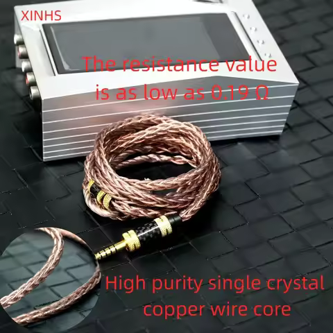 XINHS S18 8-core single crystal copper alloy superconductor headphone cable