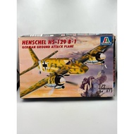 Italeri 073ITA Henschel Hs-129 B-1 German ground attack plane Model
