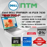 #IN390 USD DELL INSPIRON 16 PLUS Intel i7-13700H 16GB DDR5 512GB SSD NVIDIA RTX4060 RTX 4060 8G QHD 