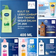 PROMO VASELINE INTENSIVE CARE ALOE SOOTHE HAND BODY LOTION HIJAU 400 400ML NEW