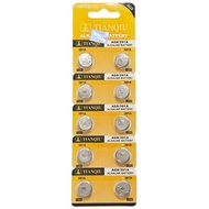 AG8 1.5V Alkaline, 10 pcs of LR1120 Batteries Coin Battery Equivalent to: 381, 391, 609, LR55,