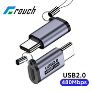Micro USB เป็น USB C อะแดปเตอร์ชาร์จเร็ว480Mbps mini USB ไปยัง usbc Converter Type C TO usbc TO Lightning Connector สำหรับ iPhone Android