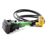 QX USB Switch Cable Car For VW Mk5 Golf MK6 Jet Eye MK6 B6 Armrest Accessories