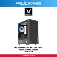 INVASION DC-100 MATX Pc Case - Black