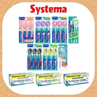 Systema Toothbrush Super Value Pack /Systema Toothpaste (Extreme Clean Breath/Deep Clean Whitening/E