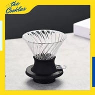 V60 Immersion Glass Dripper Switch | Immersion Dripper Switch With Thick Glass | Manual Brew V60 Pou