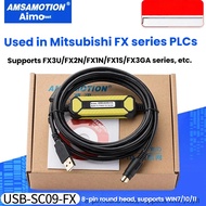 Suitable for Mitsubishi PLC Programming Data Cable FX3U Download Communication FX2N/1N/3GA Cable USB
