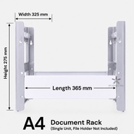 File Holder Frame A4 & F4 Hanging Suspension Files Desk Accessories Document Holder Organizer Deskto