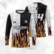 Choii Jersey Design Baju kemeja t Lelaki Thailand Virus Jersey Retro Baju lengan panjang kemeja t un