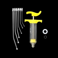 10ml-50mL Bird Feeding Syringe Kit With 6 Pcs Curved Gavage Tube Milk Syringe Needle Pet Liquid Food