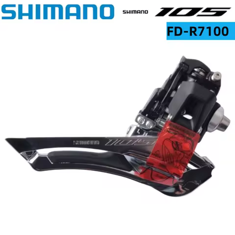 SHIMANO 105 R7100 Front Derailleur FD-R7100 2x12s Braze On Mechanical Front Derailleur For Road Bike