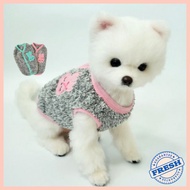 [PETTIA] Dogs Clothes Rabbit / Woolly Vest / Pet, Dog Dress, Dog Shirt, Dog Shirts, Dog Clothes, Dog