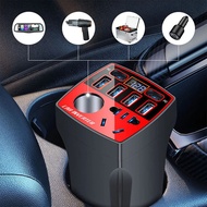 QC3.0 Vehicle Inverter 12v24v To 220V High Power Converter Automotive Multifunction Power Outlet Soc