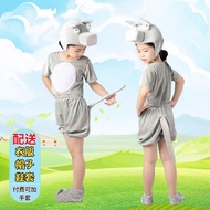 Children Donkey Animal Performance Costume Toddler Little Donkey Game Costume Wild Donkey Performanc