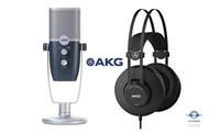 音響世界二館: AKG ARA 24bit/96KHz高取樣雙收音模式USB-C電容式麥克風－搭配K52專業監聽耳機