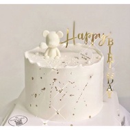 Topper Bear Beruang hiasan cake kue ultah birthday pesta ulang tahun